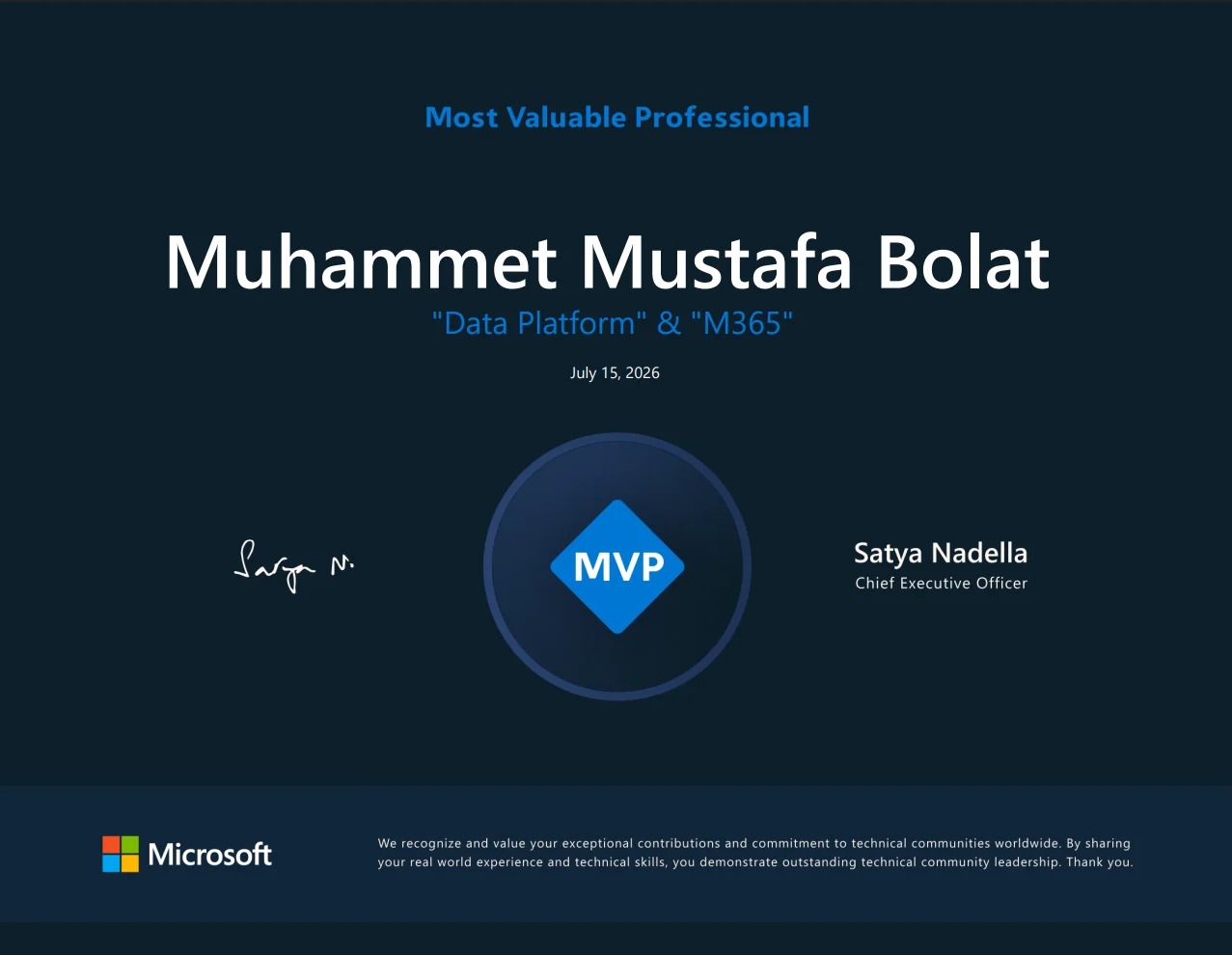 Microsoft MVP görseli